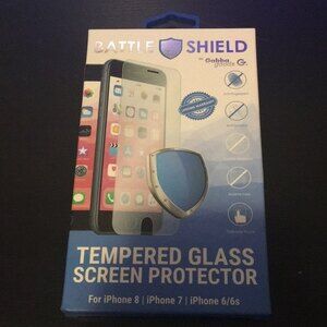 Battle Shield by Gabba Goods Tempered Glass Screen Protector iPhone 8 7 6 6S